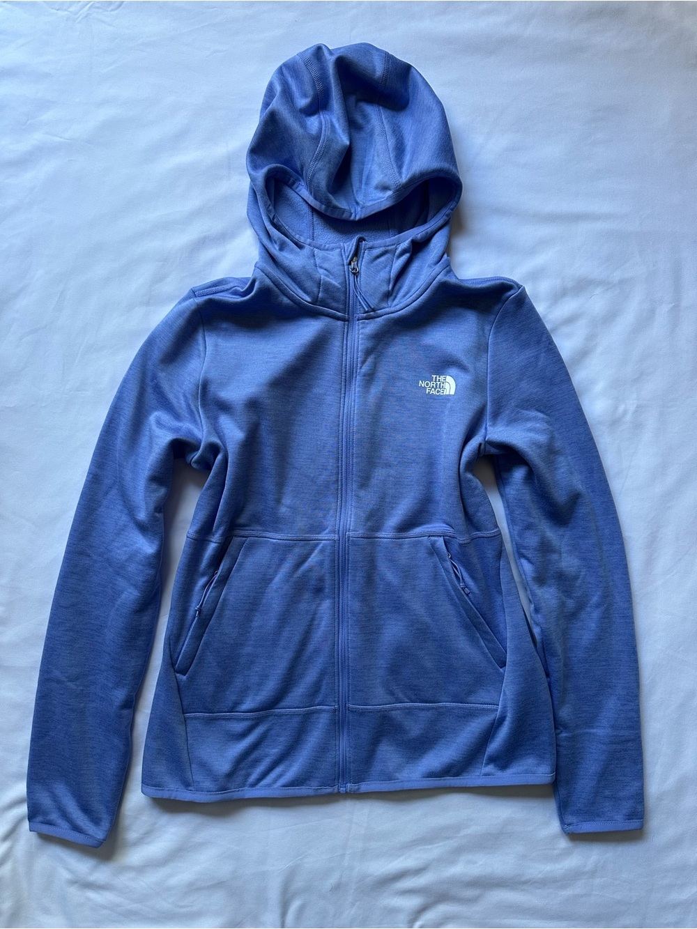 The North Face Women’s Lavender-Blue Full-Zip Hooded Jacket